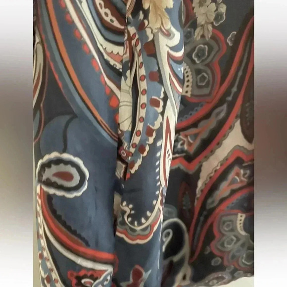 $420 Johnny Was Betzy Emilia Paisley Print Silk Kimono Top Size XL. - Picture 5 of 12